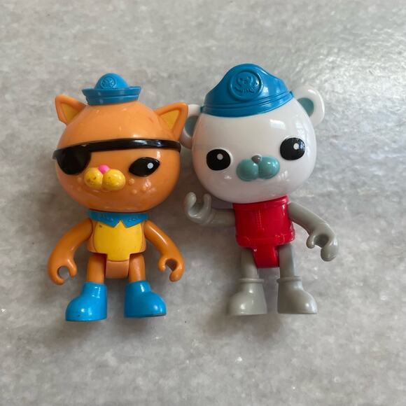 The Octonauts Captain Barnacles and Kwazii Play Figures - REPLACEMENT - Picture 1 of 3